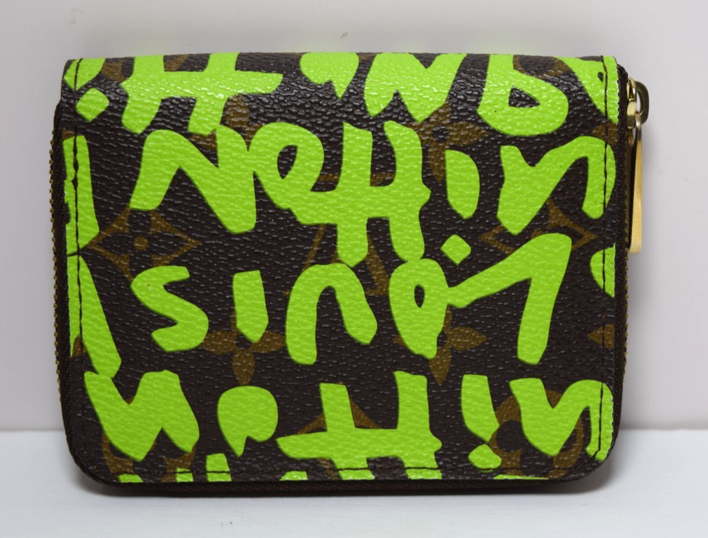 Louis Vuitton Limited Edit Very Green Graffiti Stephen Sprouse Zippy Coin Purse #1