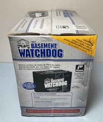 Basement Watchdog 12-Volt 75-Amp Hour Maintenance Free AGM Standby Battery-New #1