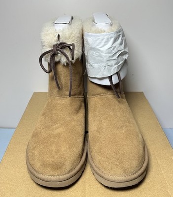 UGG Sarissa Shearling Short Boot Women's 1153511-CHE Chestnut US 8, EU 39 -New #1