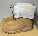 UGG Sarissa Shearling Short Boot Women's 1153511-CHE Chestnut US 8, EU 39 -New buy