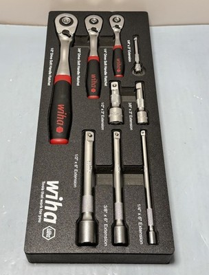 Wiha 33388 9 Piece SoftFinish Ratchet Tray Set #3