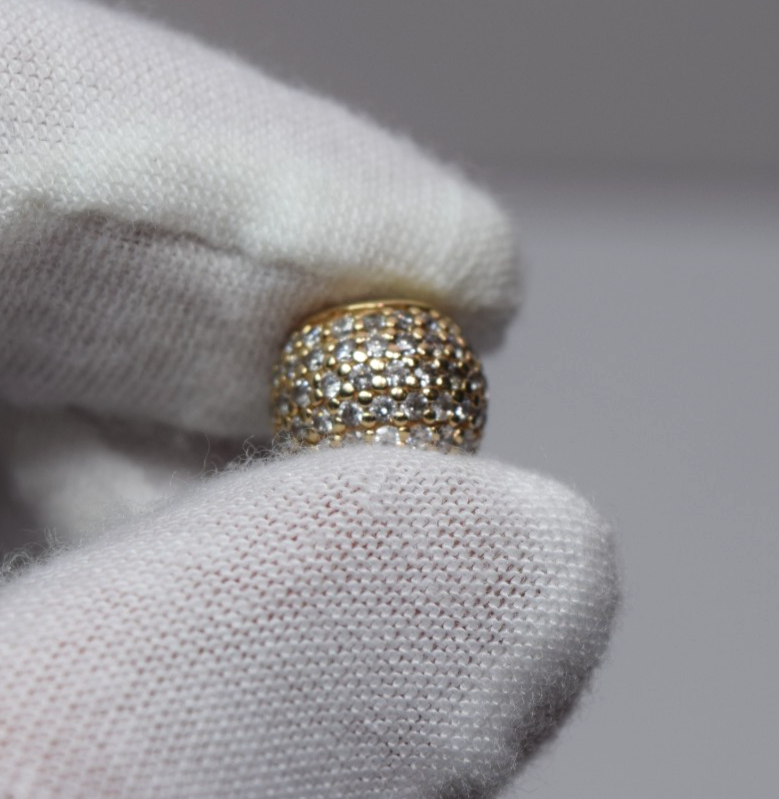 Authentic Pandora 14K Pave Lights Charm 750819CZ #1