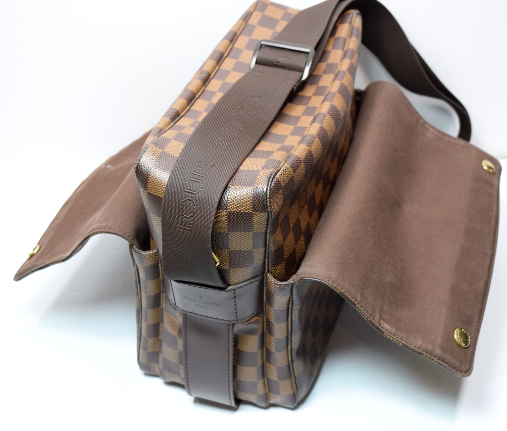 Louis Vuitton N45255 Naviglio Ebene Damier Crossbody Shoulder Strap Bag #1