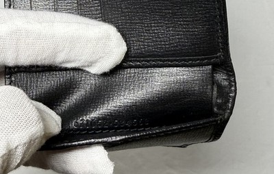 Gucci Bifold Wallet w/ Interlocking G In Black Supreme #10