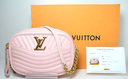 Louis Vuitton New Wave Camera Shoulder Bag Pink Quilted Leather used