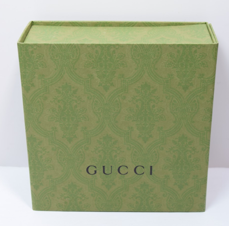 GUCCI Marmont GG Supreme Leather Belt Beige Size: 90/36 LengthSTYLE# 625839 #7