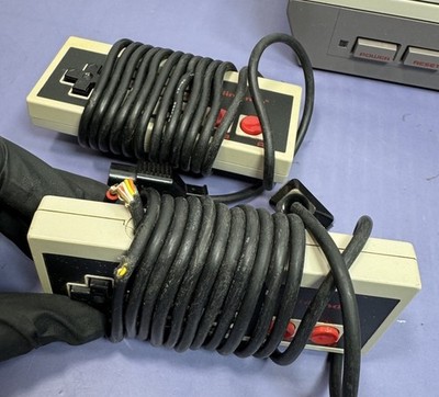 Nintendo Entertainment System Console with Controllers and 4 Games - NES-001 #6