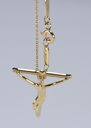 18K 750 Yellow Gold Tiffany & Co Elsa Peretti Spain Crucifix Pendant Necklace price