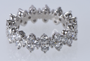Tiffany & Co Aria Diamond Eternity Band Ring 18K Platinum w/ Box & Papers buy