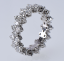 Tiffany & Co Aria Diamond Eternity Band Ring 18K Platinum w/ Box & Papers price