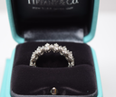 Tiffany & Co Aria Diamond Eternity Band Ring 18K Platinum w/ Box & Papers – photo-4