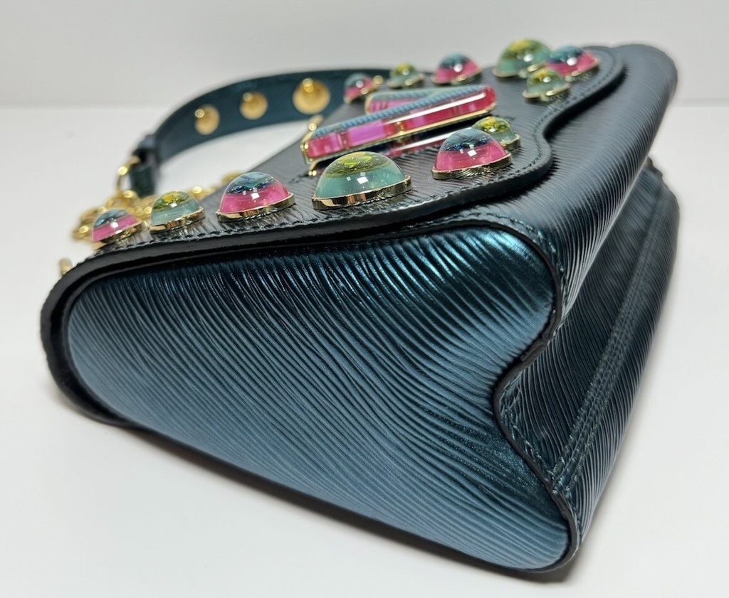 Louis Vuitton Twist Epi Leather w Flower Cabochons PM SR0128 - Excellent condit #8