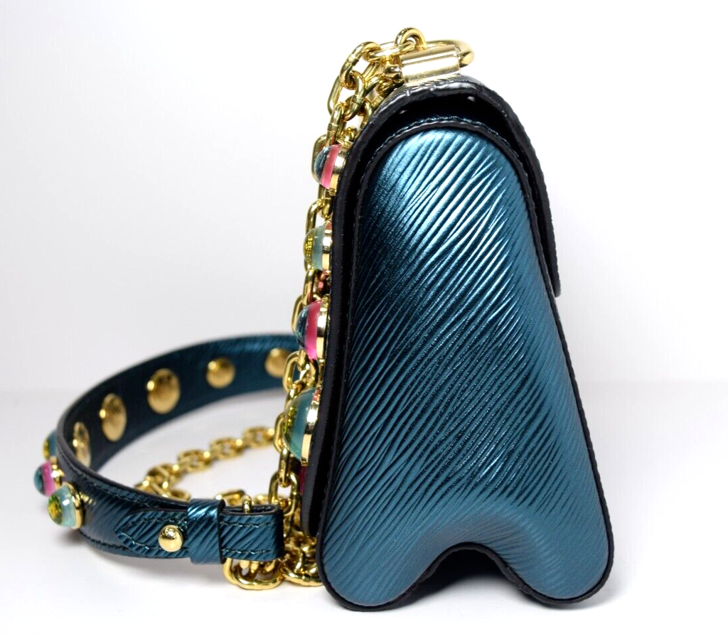 Louis Vuitton Twist Epi Leather w Flower Cabochons PM SR0128 - Excellent condit #11
