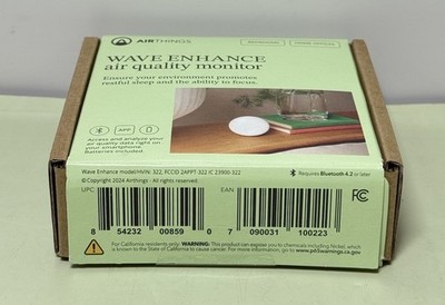 Airthings 322 Wave Enhance Indoor Air Quality Monitor brand new sealed #2