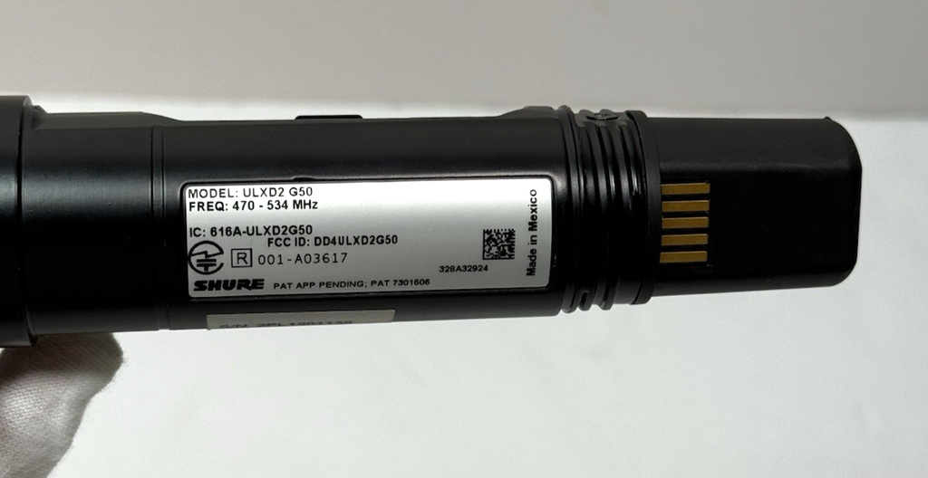 SHURE ULXD2 G50 470-534 MHz SM58 Wireless Handheld Microphone #4