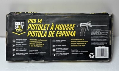 GREAT STUFF PRO PRO 14 Foam Dispensing Gun, Stainless Steel - 99046685 #1