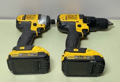 DeWalt DCF885 Impact Driver+DCD780 Drill Kit 20V MAX Cordless w/Charger & 2 Batt #4