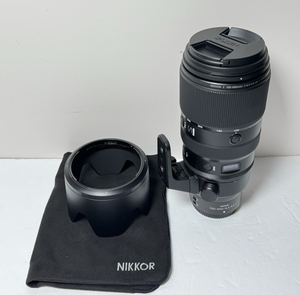 Nikon NIKKOR Z 100-400mm f/4.5-5.6 VR S Telephoto Zoom Lens w/Hood Cap-Excellent #2