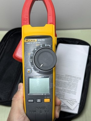 Fluke 374 FC 600A AC/DC TRMS Wireless Clamp Meter -Open Box #1