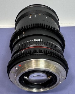 Rokinon 35mm T1.5 AS UMC II Cine Lens for Canon EF #9
