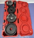 Milwaukee 49-16-2695 2-1/2 inch to 4 inch Knockout Set With Case used