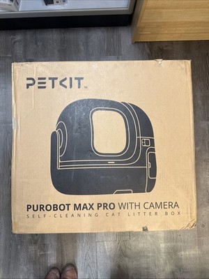 PETKIT 2025 PUROBOT MAX PRO AI CAMERA SELF CLEANING CAT LITTER 210° WIDE ANGLE #1