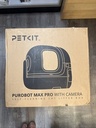 PETKIT 2025 PUROBOT MAX PRO AI CAMERA SELF CLEANING CAT LITTER 210° WIDE ANGLE used