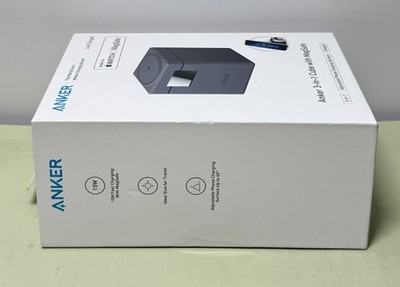 Anker 3-in-1 Cube with MagSafe Y1811JA1-1 Gray Wireless For Apple -New #4