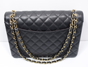 Chanel Classic Maxi Double Flap Black Caviar Leather Gold Hardware w/ Box & Dust with delivery