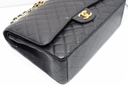 Chanel Classic Maxi Double Flap Black Caviar Leather Gold Hardware w/ Box & Dust – photo-1
