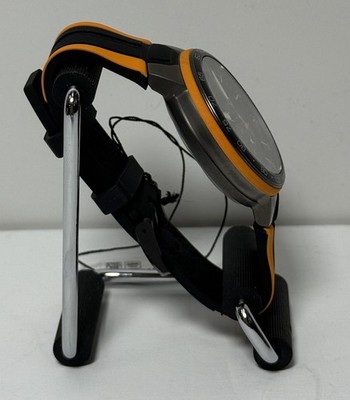 Tissot T-Race Cycling Chronograph Black Dial Men's Watch (T 111417 A) - Orange #3