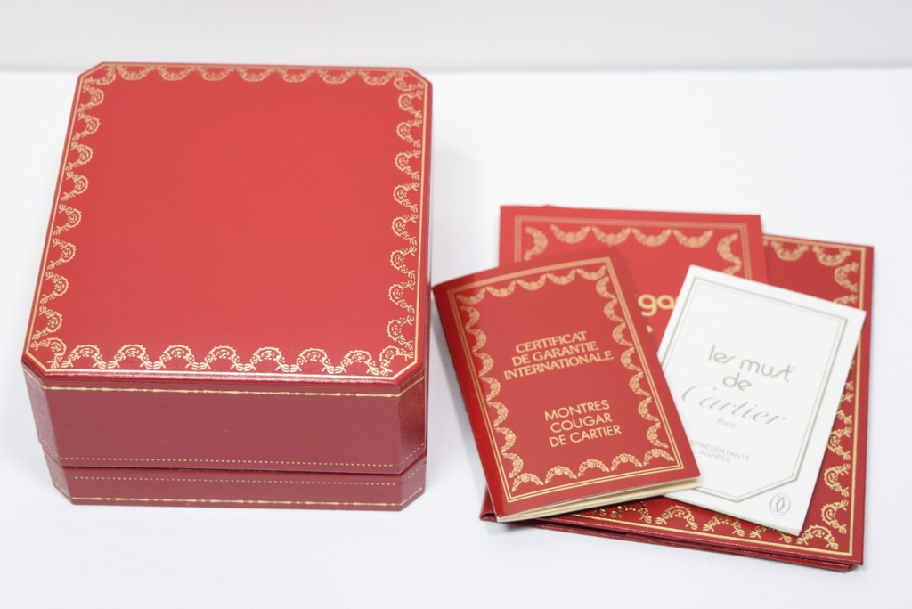 Cartier Cougar 118000R 33mm SS/18K Quartz Watch Full Set 1992 Papers Serviced #5