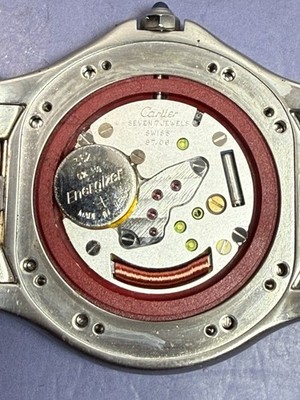 Cartier Cougar 118000R 33mm SS/18K Quartz Watch Full Set 1992 Papers Serviced #11