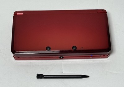 Nintendo 3DS Handheld System -Flame Red +Donkey Kong Country Returns 3D+Charger #5