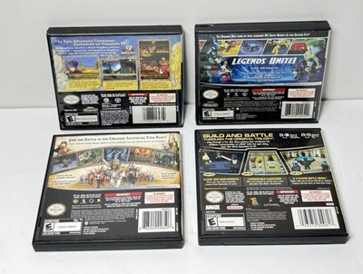 Nintendo DS Lite Black + 4 Games Bundle LEGO Series + Prince of Persia #2