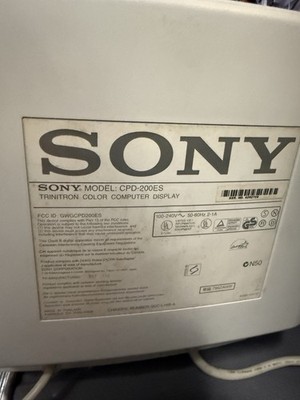 Sony CPD-200ES 17" Trinitron CRT VGA Monitor – Local Pickup (Boston) #6