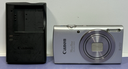 Canon PowerShot ELPH 180 20MP 8x Zoom Silver Canon Charger W/ 512gb SD Card used