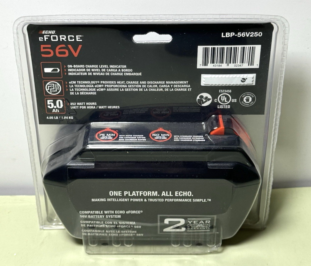 Echo eFORCE 56V High-Capacity 5.0Ah Lithium-Ion Battery - LBP-56V250A #1