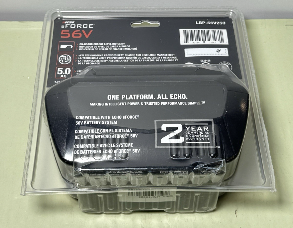 Echo eFORCE 56V High-Capacity 5.0Ah Lithium-Ion Battery - LBP-56V250A #3