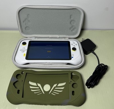 Logitech G CLOUD 64GB Handheld Console -White W/ case &charger- Great #5