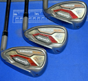 TaylorMade AeroBurner 3 Wedge set - AW, PW, SW - Mens Regular Flex Steel Right H used