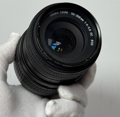 SIGMA 55-200mm f/4-5.6 DC Zoom for Canon EF With Caps #Japan #1