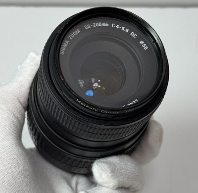 SIGMA 55-200mm f/4-5.6 DC Zoom for Canon EF With Caps #Japan #2