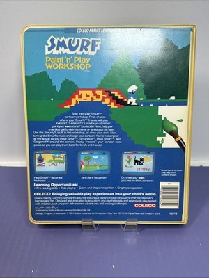 Smurf Paint n Play Workshop Coleco for ColecoVision & Adam Computer System #1