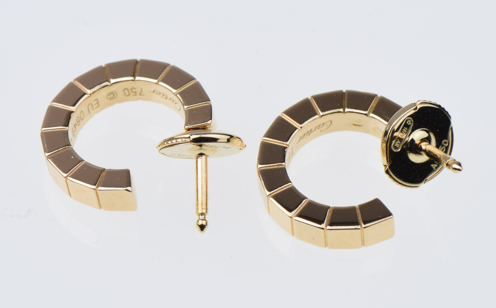 Cartier Lanières Earrings 18Kt Gold B8023100 – Full Set w/ Box & Service Docs #1