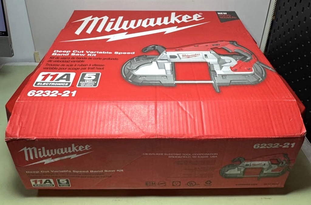 Milwaukee Band Saw Corded 6232-21 Deep Cut Variable Speed With Case New In Box #1