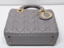 Christian Dior Lady Dior Small Bag – Gray Lambskin / Gold Hardware *No Strap* buy