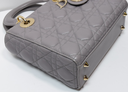 Christian Dior Lady Dior Small Bag – Gray Lambskin / Gold Hardware *No Strap* purchase
