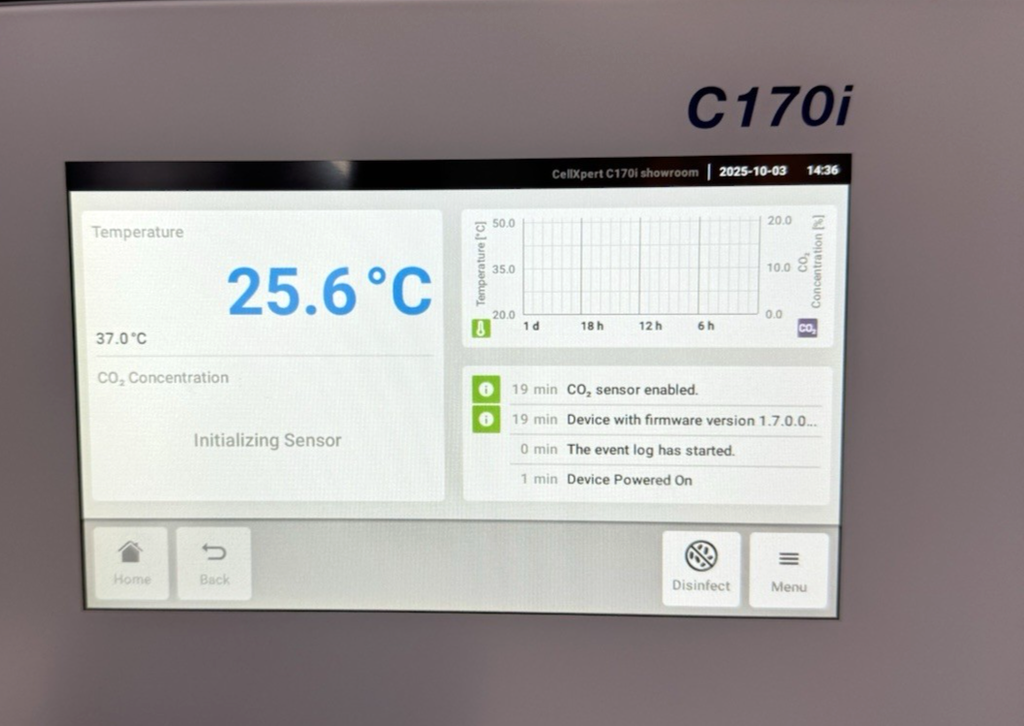 Eppendorf CellXpert C170i CO₂ Incubator Copper Shelves + Segmented Doors #11