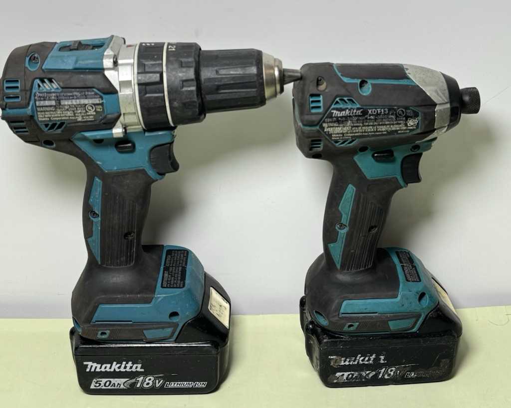 Makita 18V Brushless Drill Impact Driver Combo Kit XPH12 + XDT13 w/ Batteris #2